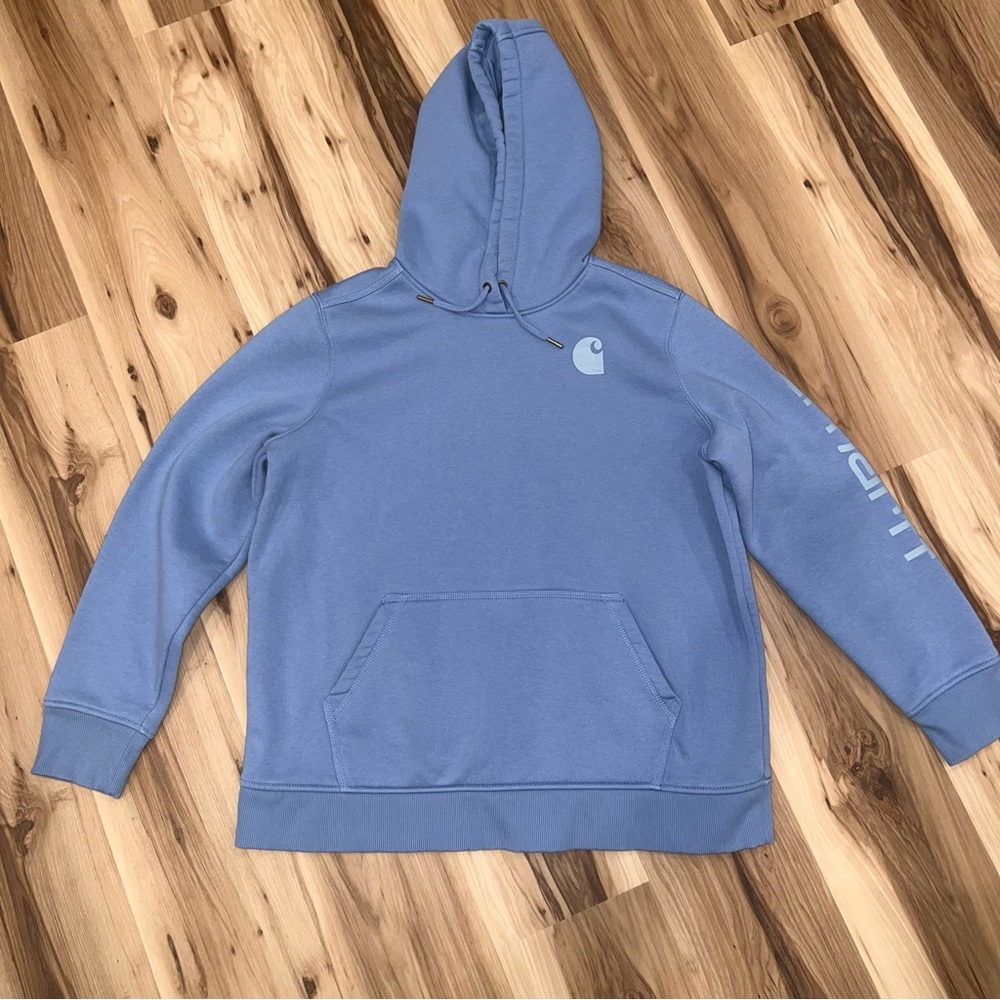 Carhartt Relaxed Fit Logo Sleeve Graphic Sweatshirt 1X Workwear Adjacent
